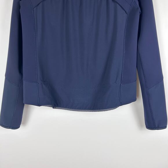 Lululemon Cardio Squad Jacket Midnight Blue Running Walking Women’s Size 4 - Picture 10 of 11